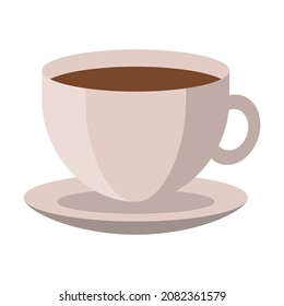 Coffee cup, iced coffee espresso cappuccino takeaway coffee paper cup mug and saucer