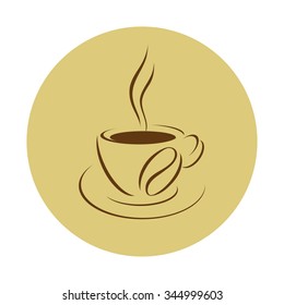 Coffee cup icon