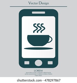 Coffee cup icon
