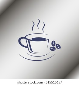 Coffee cup icon.