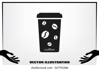 coffee cup icon.