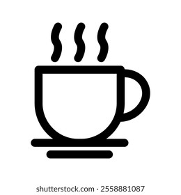 Coffee cup icon, beverage, drink, vector illustration