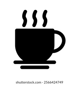 Coffee cup icon, beverage, drink, vector illustration