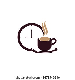 Coffee cup icon for break time symbol vector illustration 
