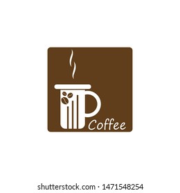 Coffee cup icon for break time symbol vector illustration 