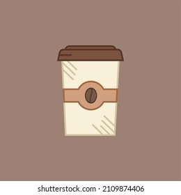 icono de taza de café. se pueden utilizar para fines comerciales, menús, logotipos y medios promocionales