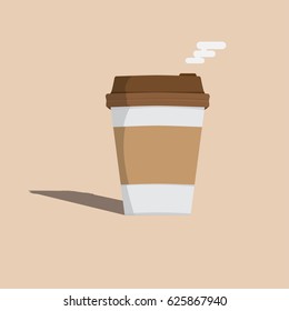 Coffee Cup icon cartoon style. Vector. Illustration.