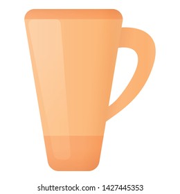 Coffee cup icon. Cartoon of coffee cup vector icon for web design isolated on white background