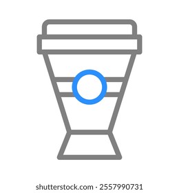 Coffee cup icon. Concept of take away and to go drinks.