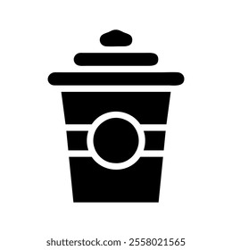 Coffee cup icon. Concept of take away and to go drinks.