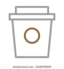 Coffee cup icon. Concept of take away and to go drinks.