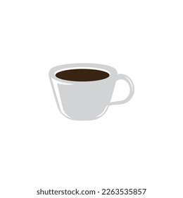 coffee cup icon design abstract color vector illustration