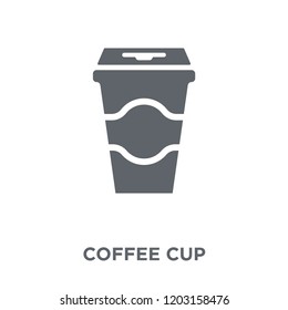 Coffee cup icon. Coffee cup design concept from  collection. Simple element vector illustration on white background.