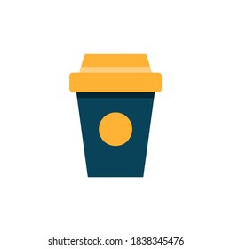 Diseño de iconos de la taza de café. Vector de bebidas calientes bueno para el diseño web, logotipo, menú, folleto, banner