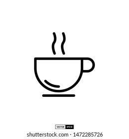 Coffee cup icon, design inspiration vector template for interface and any purpose