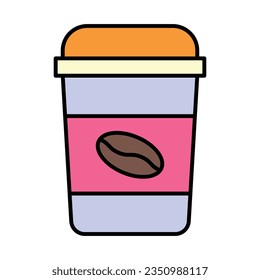 Coffee Cup Icon Design For Personal And Commercial Use