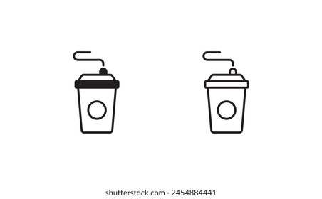 Diseño de icono de taza de café con fondo blanco ilustración de stock