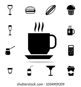Coffee cup icon. Detailed set of food and drink icons. Premium quality graphic design. One of the collection icons for websites, web design, mobile app on white background