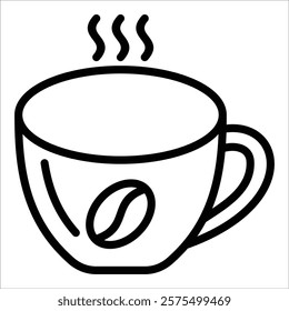 Coffee Cup Icon Element For Design