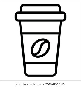 Coffee Cup Icon Element For Design