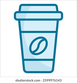 Coffee Cup Icon Element For Design