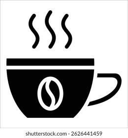 Elemento del icono de la taza de café para el diseño