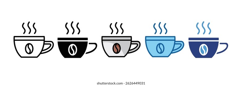 Coffee Cup Icon Element For Design