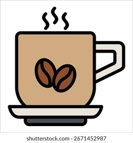 Kaffeetasse Icon Element für Design