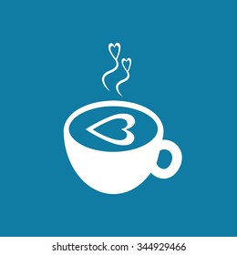 Coffee cup icon eps10