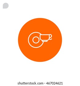 Coffee cup Icon Flat.