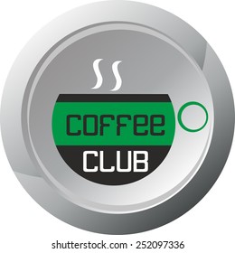 coffee cup icon flat design vector - Illustration