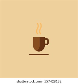 coffee cup icon flat design