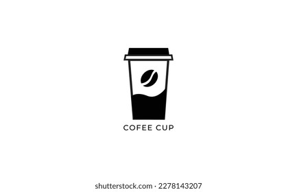Coffee Cup Icon In Flat Style Vector Icon For Apps, UI, Websites. Black Icon Vector Illustration.