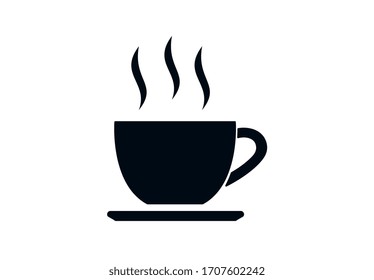 Coffee cup icon flat vector eps 10
