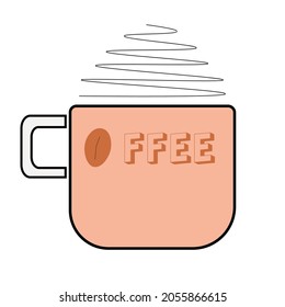 Icono de taza de café, bueno de usar como logo de café