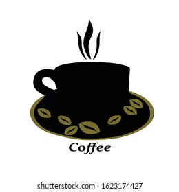 Coffee cup icon graphic design concept. Elements that can be edited, can be used as types of logos, icons, templates on the web and print.