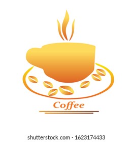 Coffee cup icon graphic design concept. Elements that can be edited, can be used as types of logos, icons, templates on the web and print.