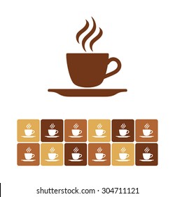 coffee cup, coffee cup icon, hot beverage