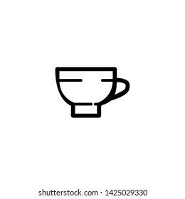 Coffee cup icon. Hot drink sign