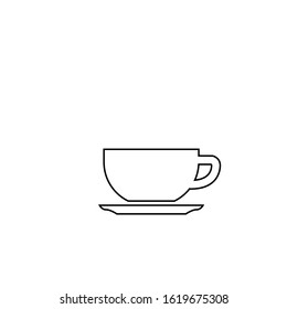 Coffee cup icon. Hot drink symbol. Logo design element