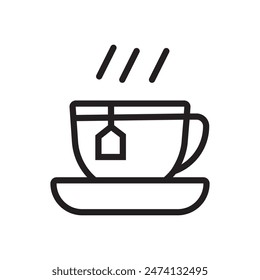 Coffee Cup Icon Ideal for Caf� and Beverage Designs