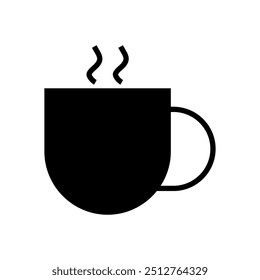 Coffee cup icon illustrated on background