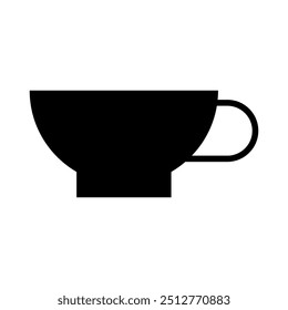Coffee cup icon illustrated on background