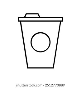 Coffee cup icon illustrated on background