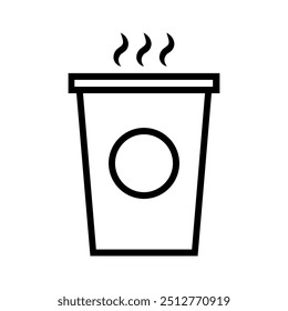 Coffee cup icon illustrated on background