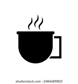Icono de taza de café ilustrado en Vector