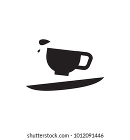 coffee cup icon illustration isolated vector sign symbol