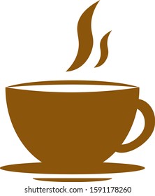 coffee cup icon isolate on white background, vector