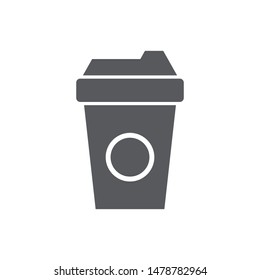 Coffee cup icon isolated on white background. Coffee symbol modern, simple, vector, icon for website design, mobile app, ui. Vector Illustration