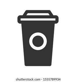 Coffee cup icon isolated on white background. Coffee  symbol modern, simple, vector, icon for website design, mobile app, ui. Vector Illustration